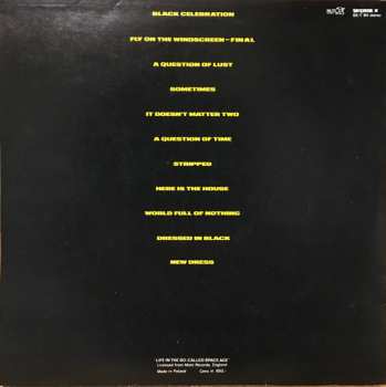 LP Depeche Mode: Black Celebration