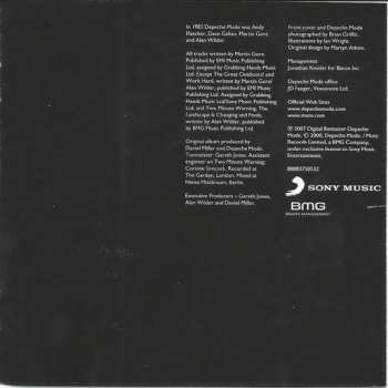 CD Depeche Mode: Construction Time Again