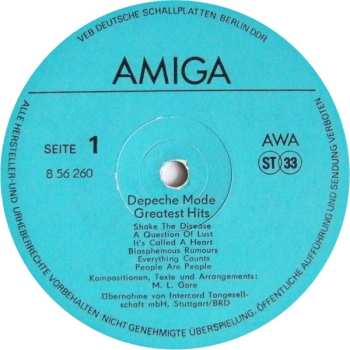 LP Depeche Mode: Greatest Hits