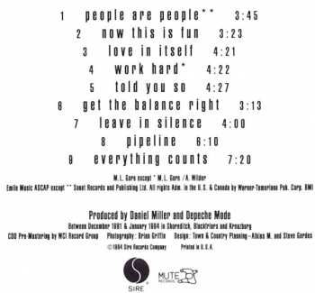 CD Depeche Mode: People Are People
