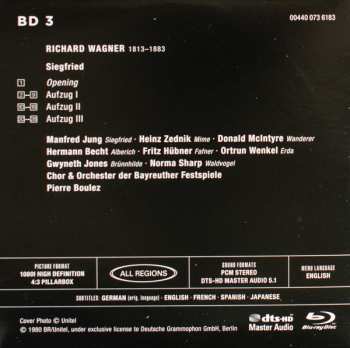 Zestaw pudełkowy/5Blu-ray Richard Wagner: Der Ring Des Nibelungen