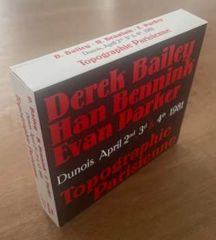 4CD/Zestaw pudełkowy Evan Parker: Topographie Parisienne (Dunois, April 2nd, 3d & 4th, 1981)