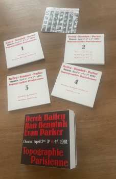 4CD/Zestaw pudełkowy Evan Parker: Topographie Parisienne (Dunois, April 2nd, 3d & 4th, 1981)