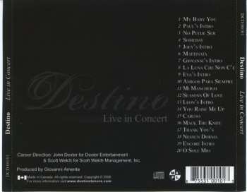 CD Destino: Live In Concert