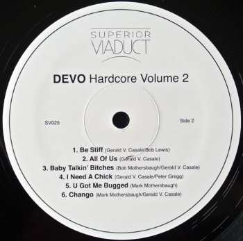 2LP Devo: Hardcore Volume 2