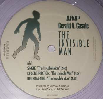 LP Gerald V. Casale: The Invisible Man CLR