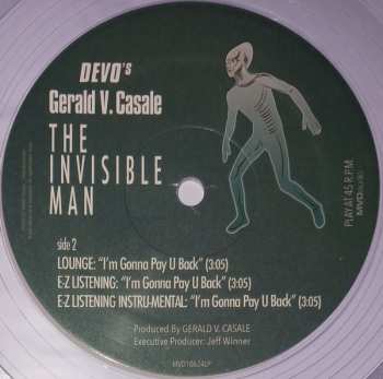 LP Gerald V. Casale: The Invisible Man CLR