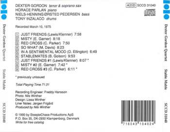 CD Dexter Gordon Quartet: Stable Mable