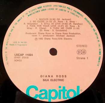LP Diana Ross: Silk Electric