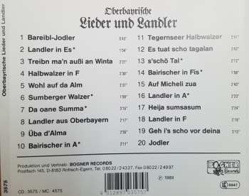 CD Die Fischbachauer Sängerinnen: Oberbayrische Lieder Und Landler