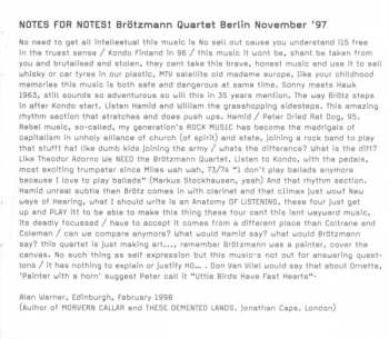 4CD/Zestaw pudełkowy Die Like A Dog Quartet: The Complete FMP Recordings