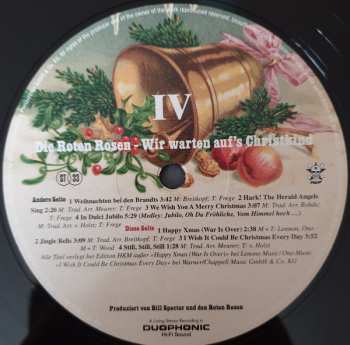 2LP Die Roten Rosen: Wir Warten Auf's Christkind