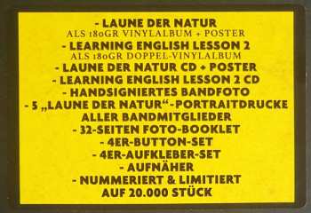 3LP/2CD/Zestaw pudełkowy Die Toten Hosen: Laune Der Natur / Learning English Lesson 2 DLX | LTD | NUM | DIGI