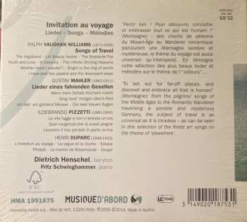 CD Dietrich Henschel: Invitation Au Voyage. Lieder Et Mélodies Sur Le Thème Du Voyage