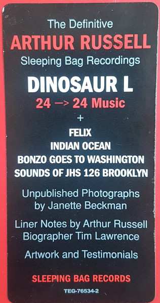 2CD/Zestaw pudełkowy Dinosaur L: 24 → 24 Music (The Definitive Arthur Russell Sleeping Bag Recordings)