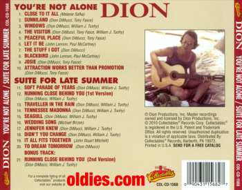 CD Dion: You're Not Alone / Suite For Late Summer