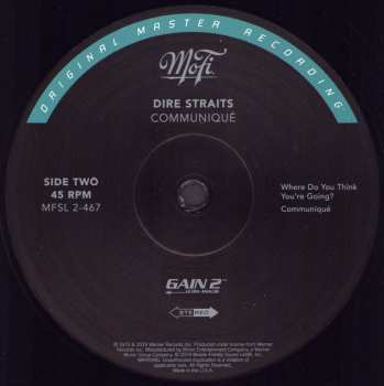 2LP Dire Straits: Communiqué NUM | LTD