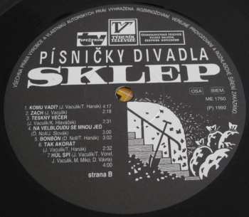 LP Divadlo Sklep: Písničky Divadla Sklep + INSERT + PEXESO
