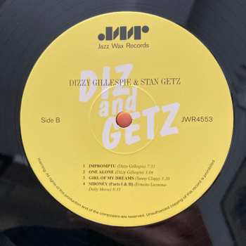 LP Stan Getz: Diz And Getz LTD