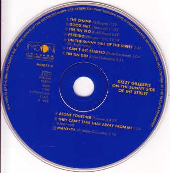 CD Dizzy Gillespie: On The Sunny Side Of The Street