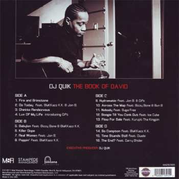 2LP DJ Quik: The Book Of David