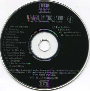 5CD/Zestaw pudełkowy Django Reinhardt: Django On The Radio (Transcribed Broadcasts From The Greatest Jazz Guitarist Of His Era)