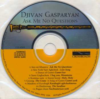 CD Djivan Gasparyan: Ask Me No Questions