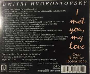 CD Dmitri Hvorostovsky: I Met You, My Love