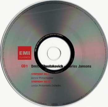 10CD/Zestaw pudełkowy Dmitri Shostakovich: The Complete Symphonies - Sämtliche Symphonien - L'Intégrale Des Symphonies