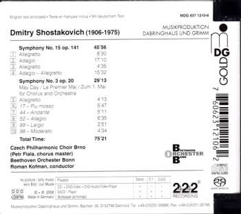 SACD Dmitri Shostakovich: Symphony No. 3 & 15