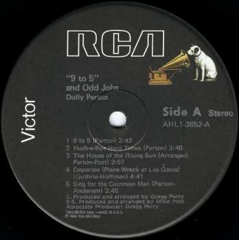 LP Dolly Parton: 9 To 5 And Odd Jobs