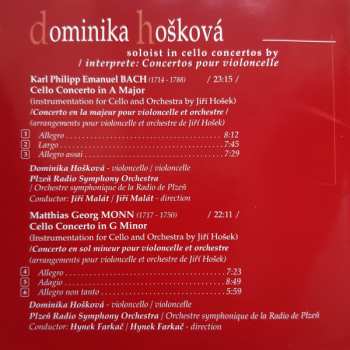 CD Carl Philipp Emanuel Bach: Cello Concerto In A Major / Cello Concerto In G Minor / Jaqueline's Tears / Harmony Of Evening