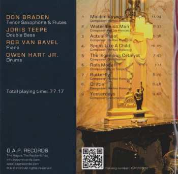 CD Don Braden / Joris Teepe Quartet: In The Spirit Of Herbie Hancock (Live At 'De Witte')