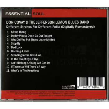 CD Don Covay And The Jefferson Lemon Blues Band: Different Strokes For Different Folks