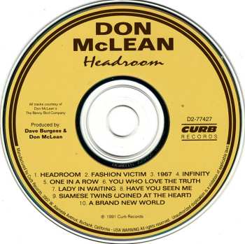 CD Don McLean: Headroom