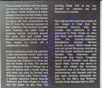 CD Don Rendell Sextet: The Odysseus Suite 