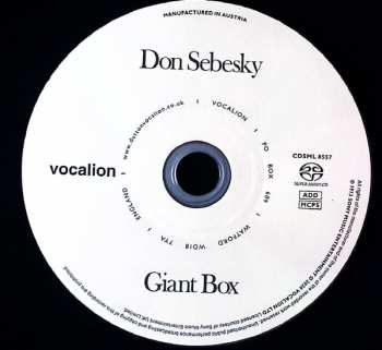 SACD Don Sebesky: Giant Box
