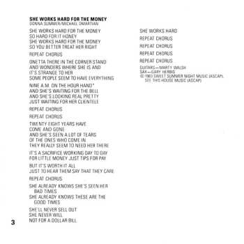 CD Donna Summer: She Works Hard For The Money