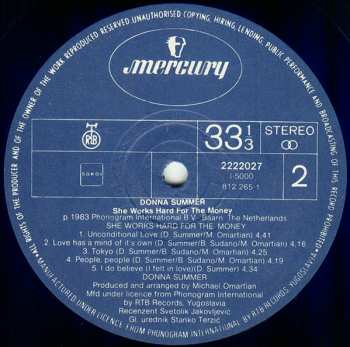 LP Donna Summer: She Works Hard For The Money