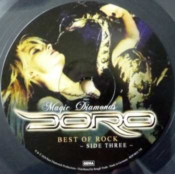 4LP/CD/Zestaw pudełkowy Doro: Magic Diamonds - Best Of Rock, Ballads & Rare Treasures CLR | LTD