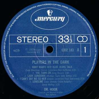 LP Dr. Hook: Players In The Dark
