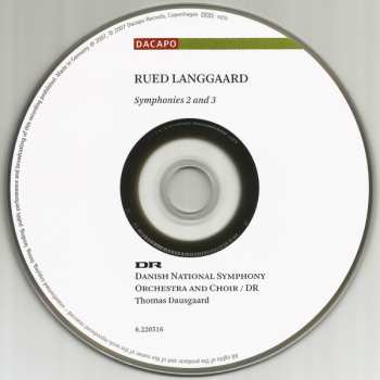 SACD DR SymfoniOrkestret: Rued Langgaard: Symphonies 2 And 3