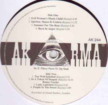 LP Dr. Z: Three Parts To My Soul