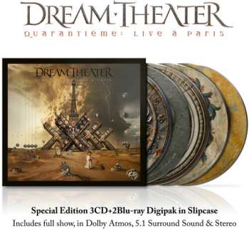 5CD Dream Theater: Quarantieme: Live A Paris