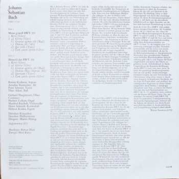 LP Johann Sebastian Bach: Messe G-moll BWV 235 / Messe G-dur BWV 236