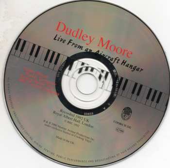 CD Dudley Moore: Live From An Aircraft Hangar