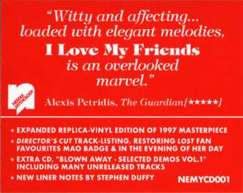 2CD Stephen Duffy: I Love My Friends