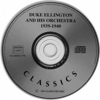 CD Duke Ellington And His Orchestra: 1939-1940