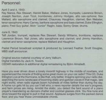 CD Ben Webster: Duke Ellington At The Hurricane