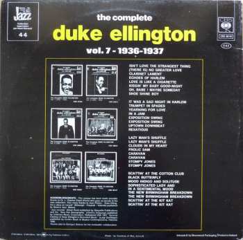 2LP Duke Ellington: The Complete Duke Ellington Vol. 7 1936-1937